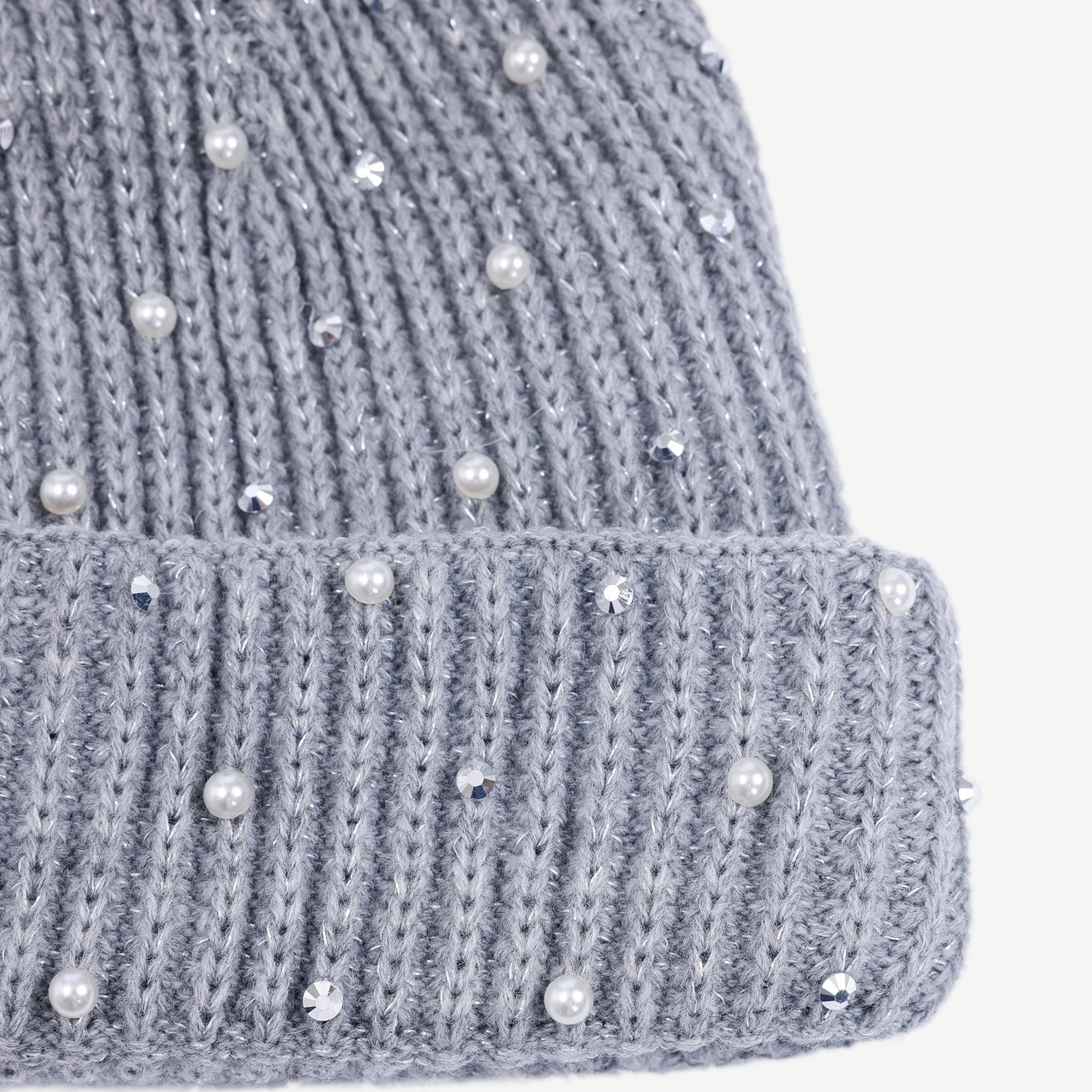 YARGICI Simli İnci Detaylı Bere