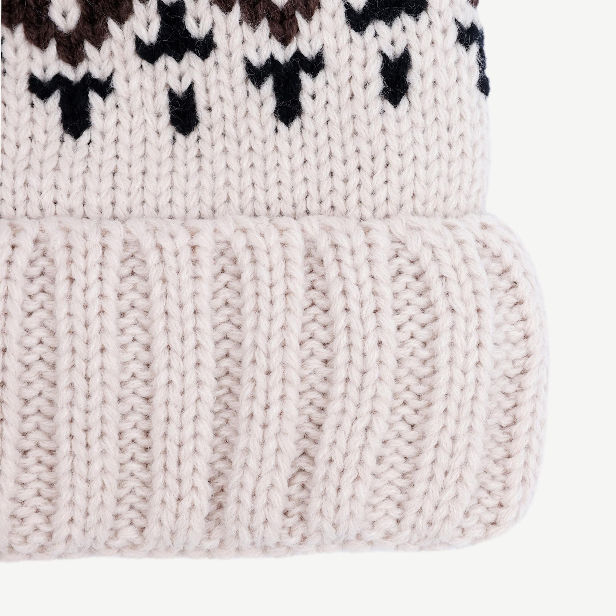 YARGICI İçi Polarlı Örgülü Desenli Bere