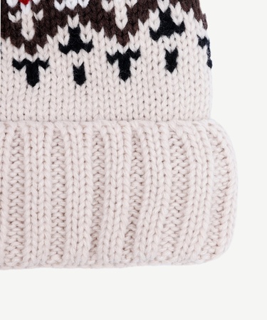  YARGICI İçi Polarlı Örgülü Desenli Bere