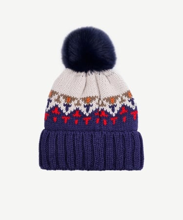  YARGICI İçi Polarlı Örgülü Desenli Bere