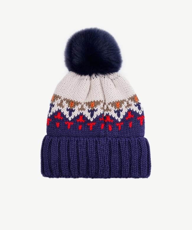  YARGICI İçi Polarlı Örgülü Desenli Bere