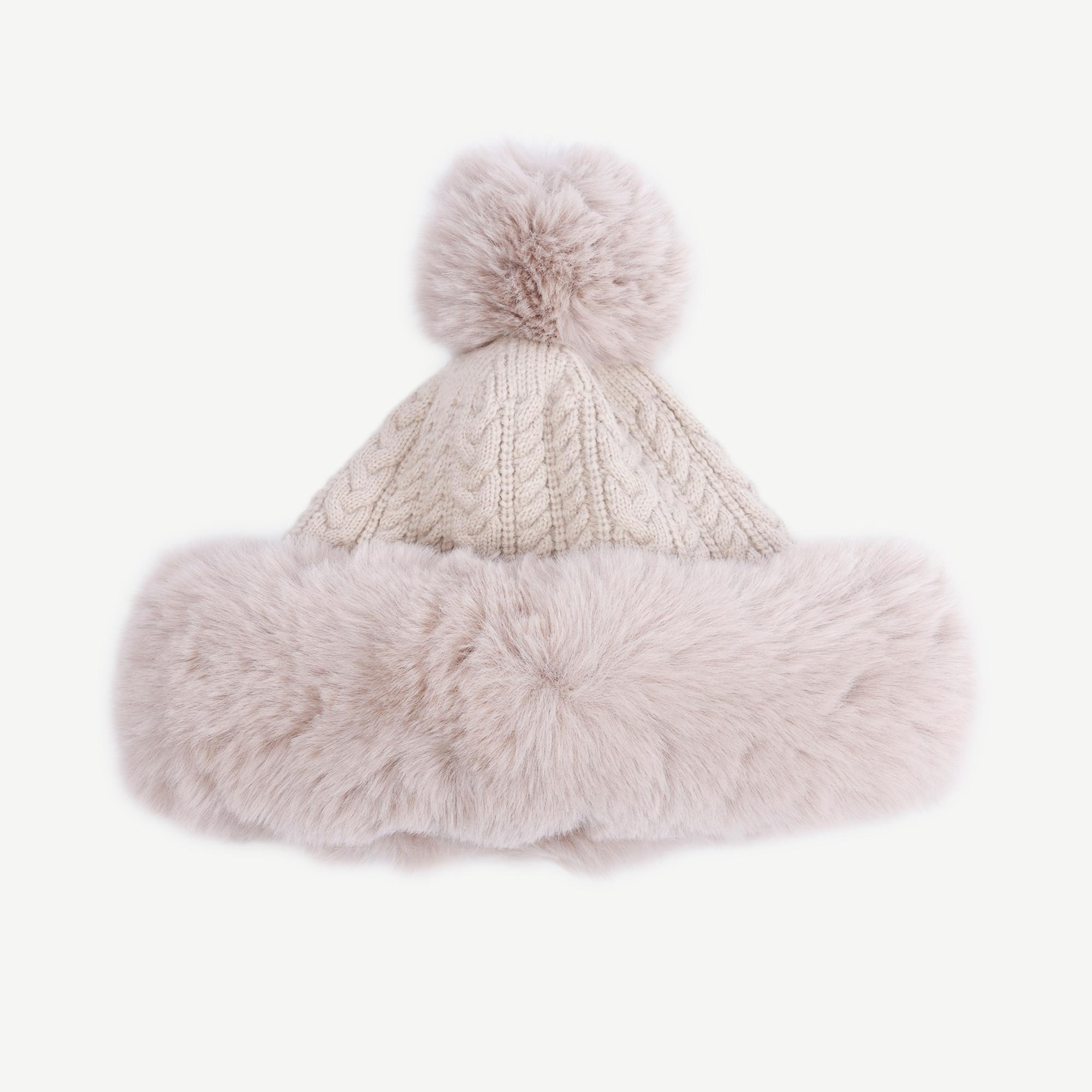 YARGICI Kürk Detaylı Kar Şapkası