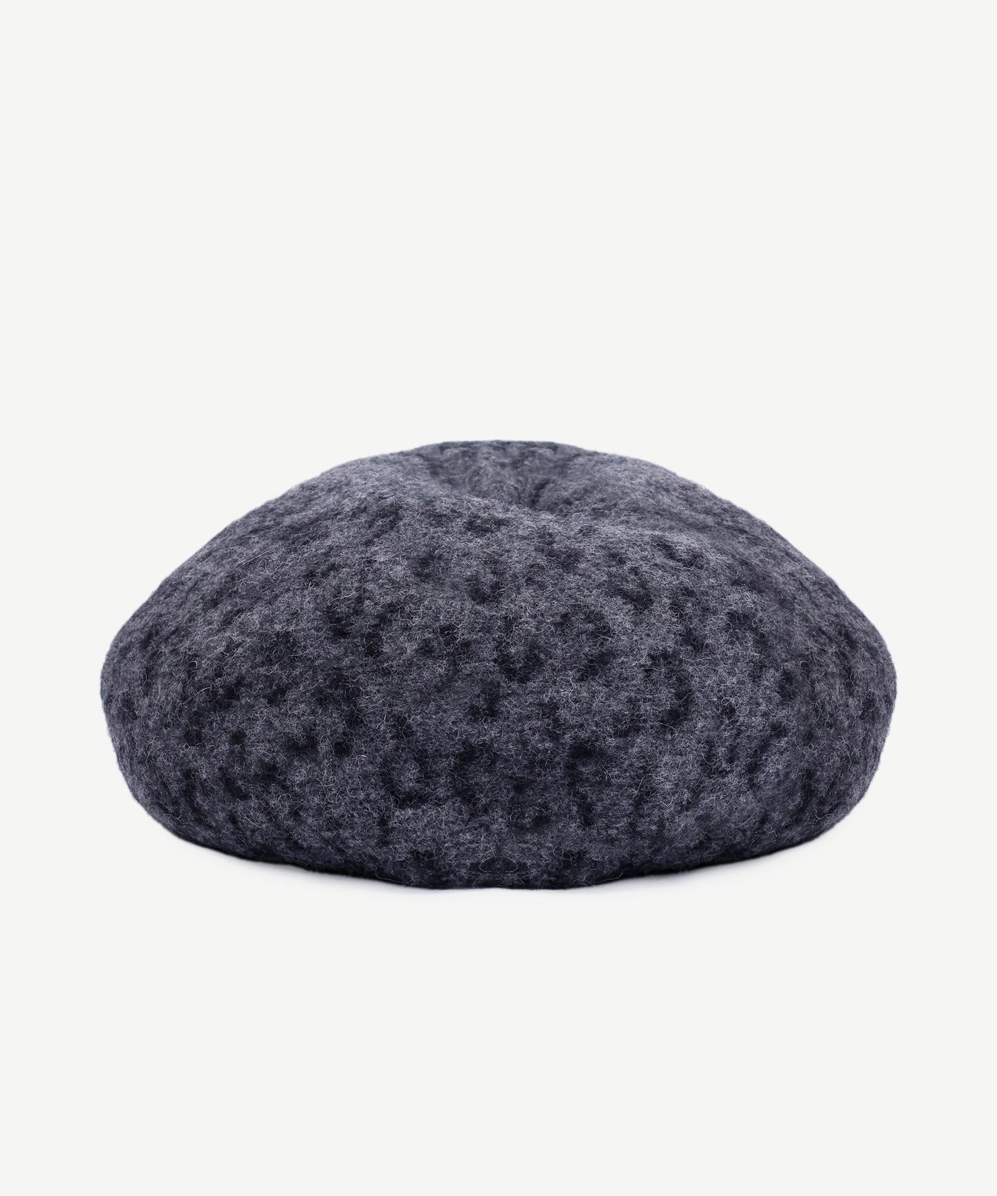  YARGICI Yün Karışımlı Leopar Desenli Şapka