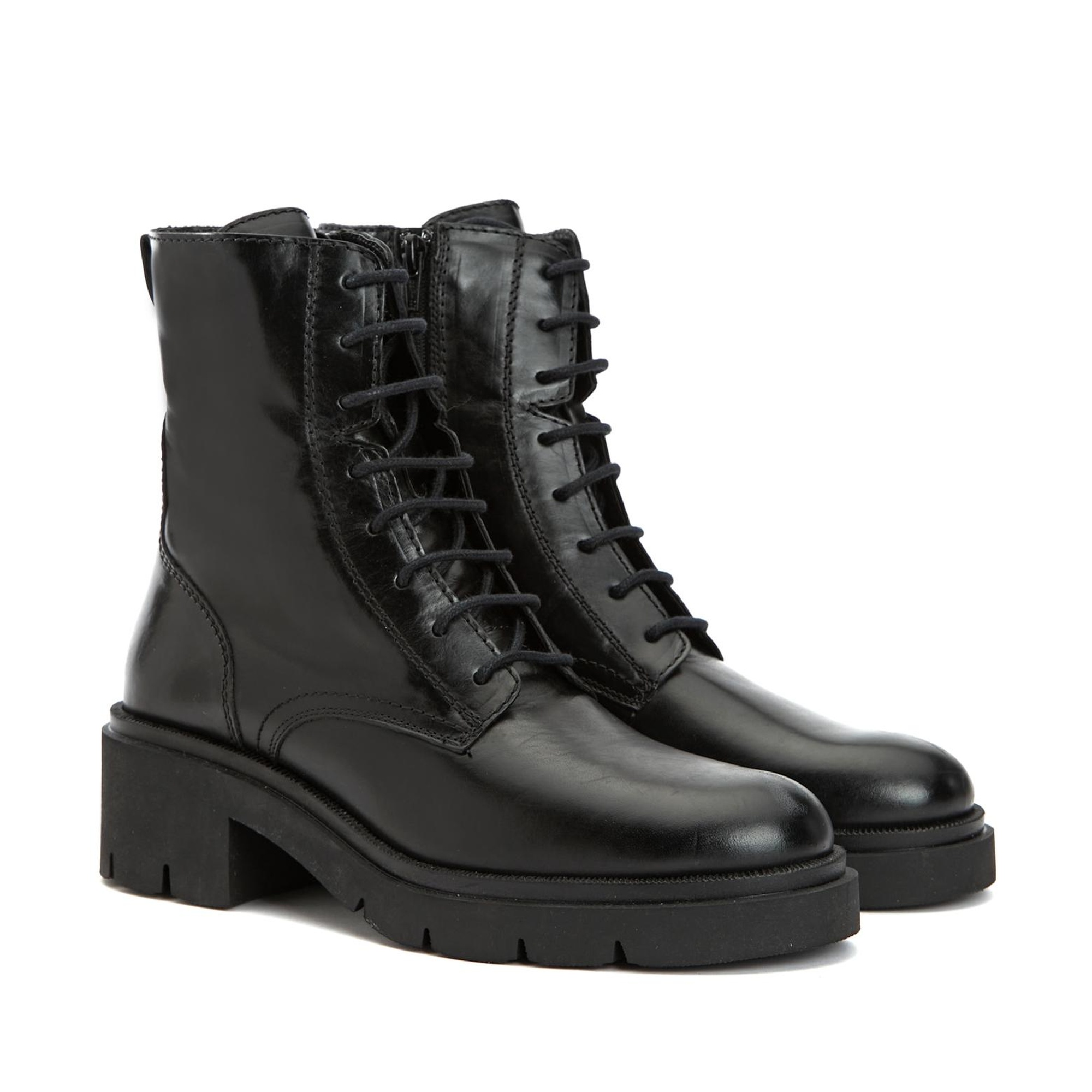 George Hogg Kadın Siyah Deri Bot