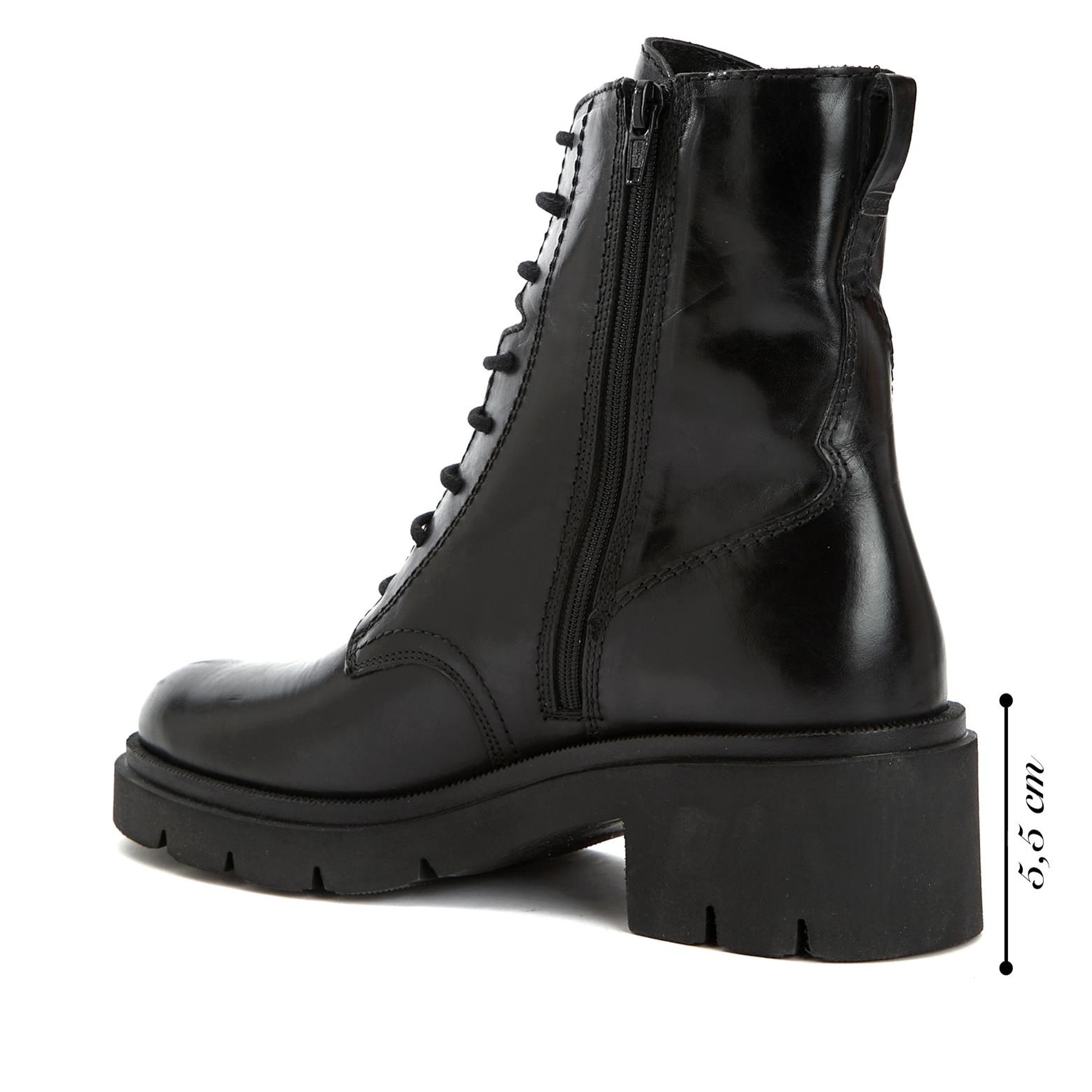 George Hogg Kadın Siyah Deri Bot