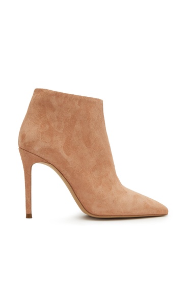  Divarese Kadın Nude Deri Süet Bot