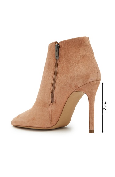  Divarese Kadın Nude Deri Süet Bot