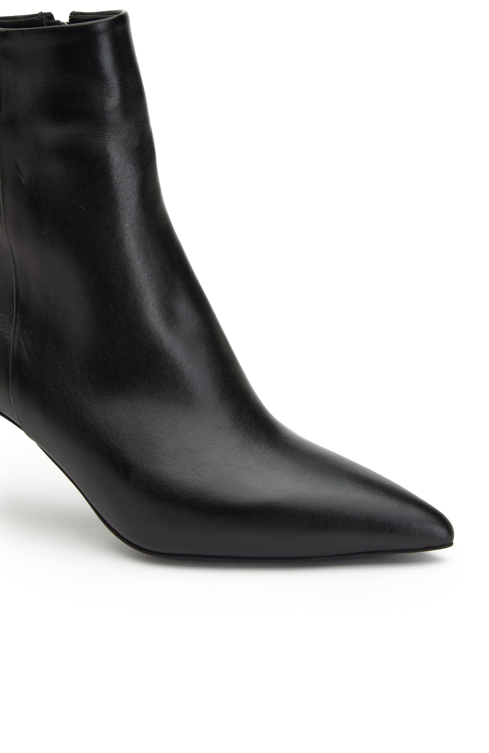  George Hogg Kadın Siyah Topuklu Deri Bot