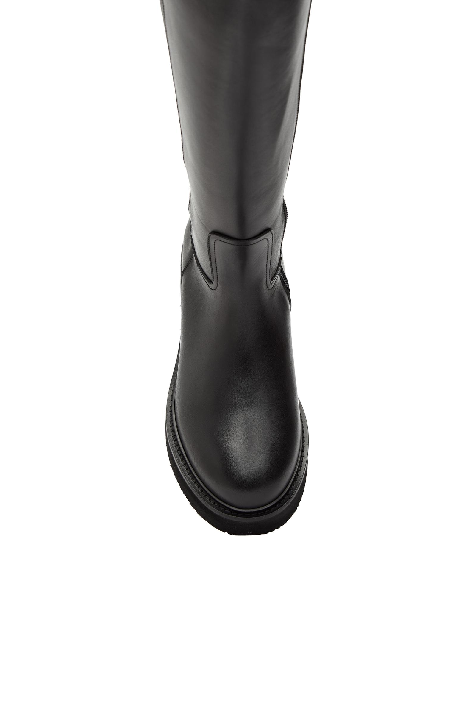 George Hogg Kadın Siyah Baskılı Deri Çizme