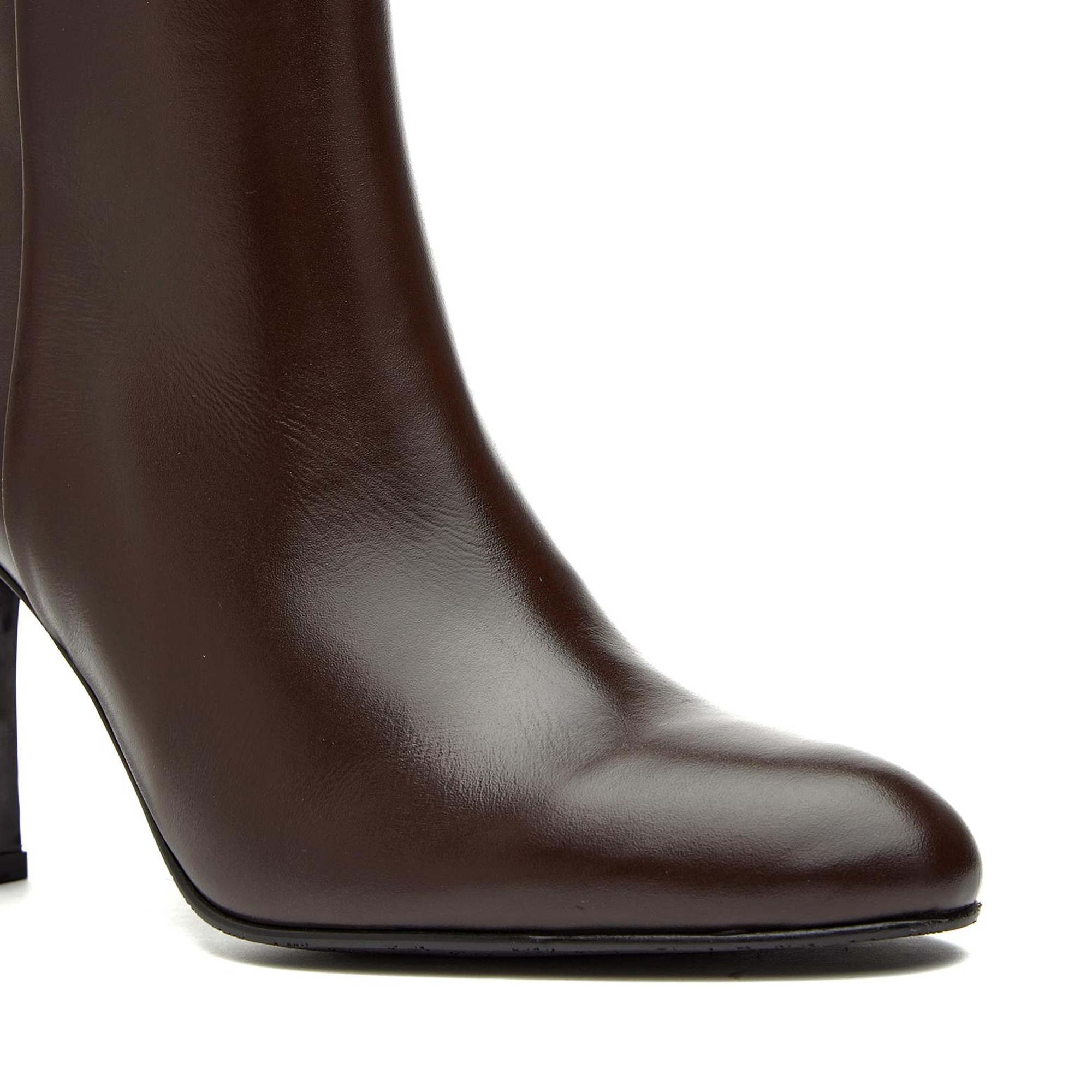 George Hogg Kadın Kahverengi Topuklu Deri Bot