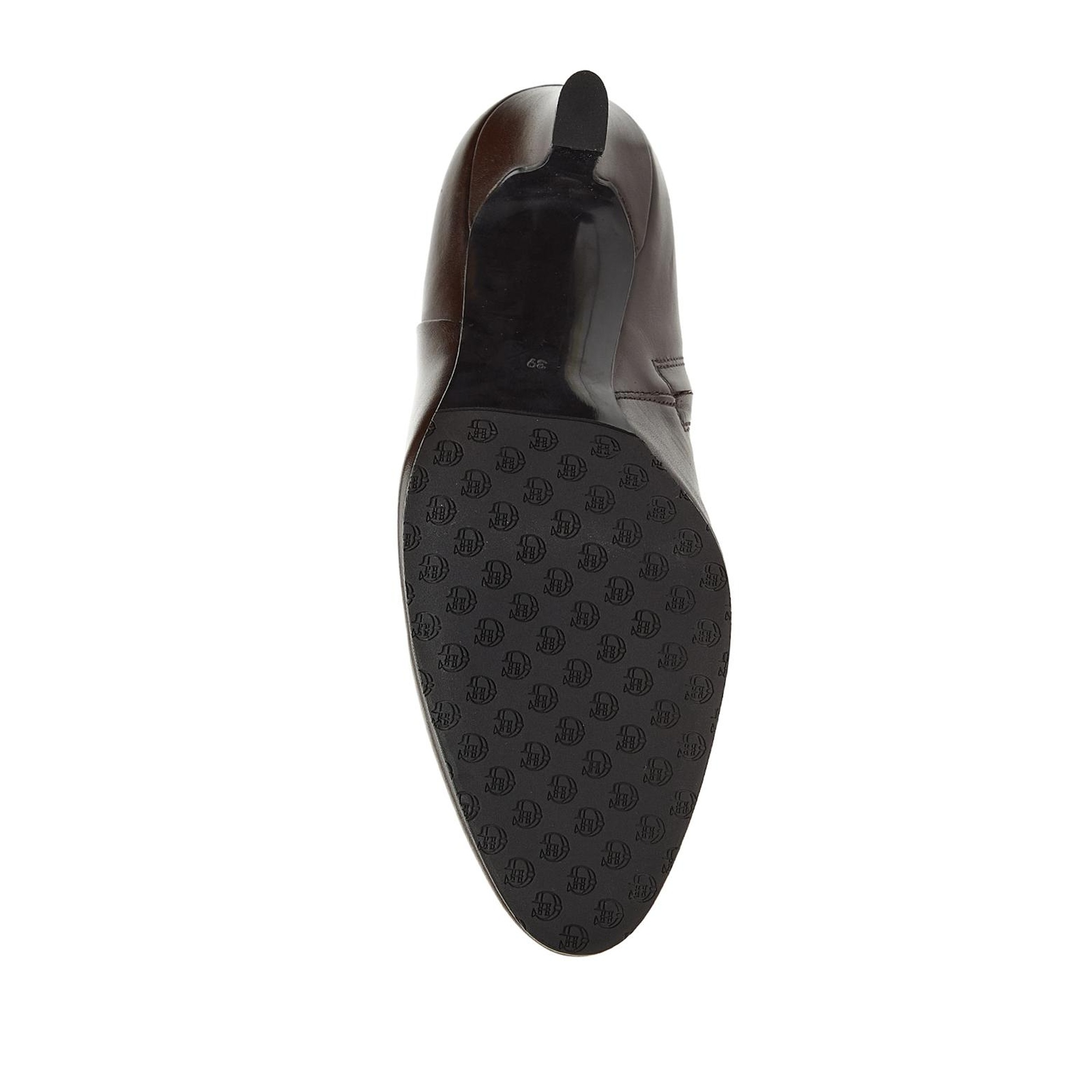 George Hogg Kadın Kahverengi Topuklu Deri Bot