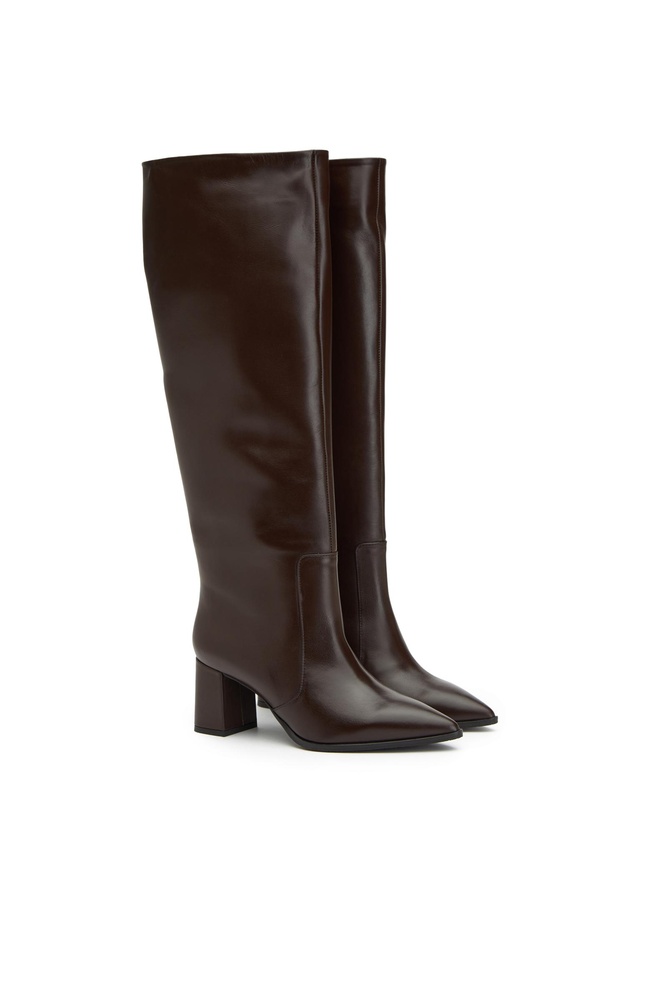  George Hogg Kadın Kahverengi Deri Çizme