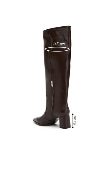  George Hogg Kadın Kahverengi Deri Çizme