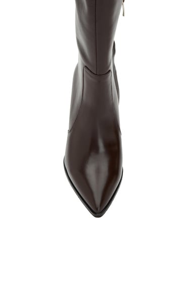  George Hogg Kadın Kahverengi Deri Çizme