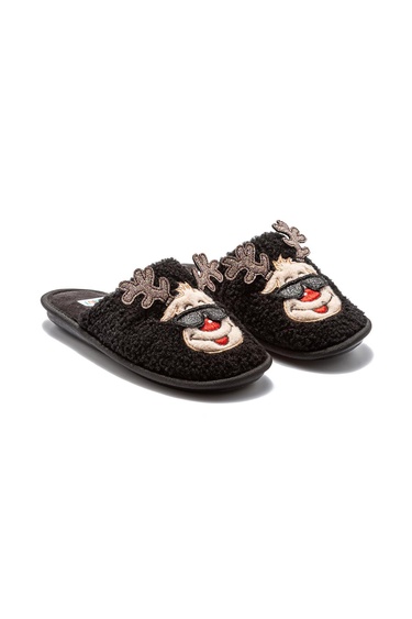  Happy Kadın Ev Terliği Siyah 37/41