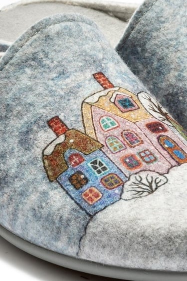  Casa 2 Kadın Ev Terliği Gri 36/41