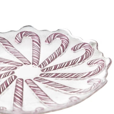  BASTON ŞEKER DESENLİ AYAKLI SUNUM 21 CM