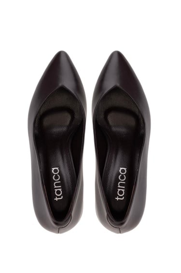  Tamer Tanca Kadın Kahverengi Topuklu Ayakkabı