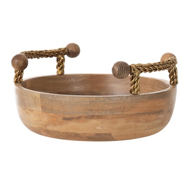  WOODEN DEKORATİF KASE 25 CM