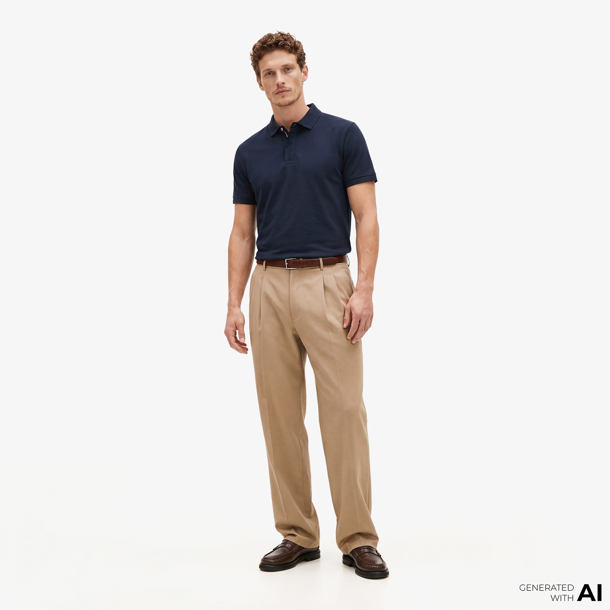 Tommy Hilfiger Seasonal Graphic Erkek Lacivert Polo T-Shirt