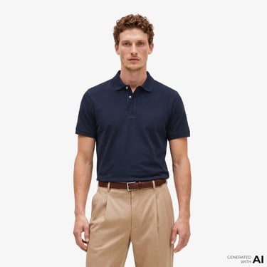  Tommy Hilfiger Seasonal Graphic Erkek Lacivert Polo T-Shirt