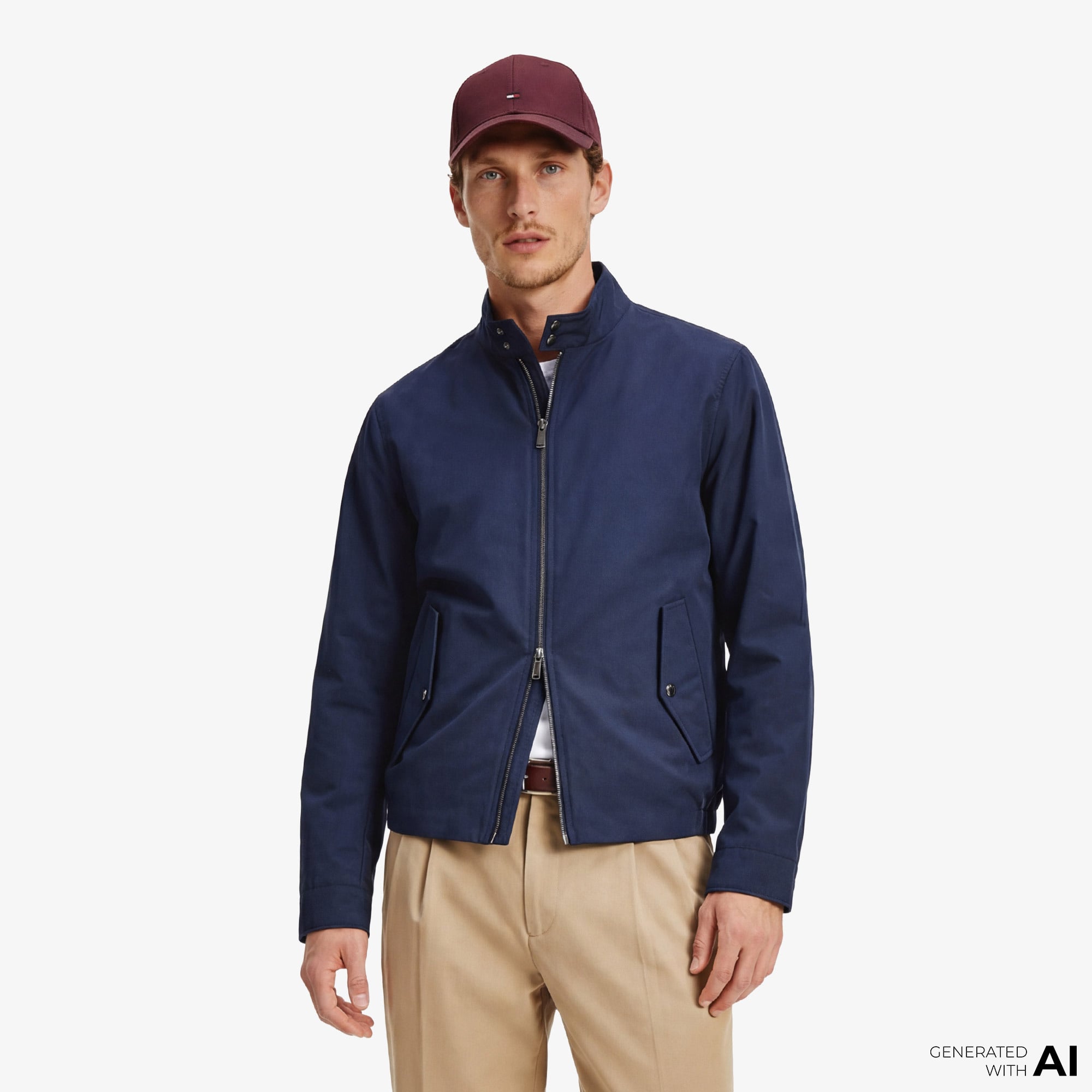  Tommy Hilfiger Dressed Casual Erkek Lacivert Ceket