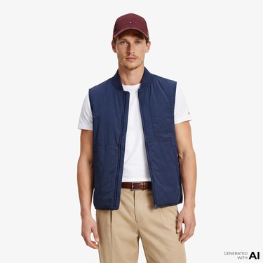  Tommy Hilfiger Dressed Casual Erkek Lacivert Ceket