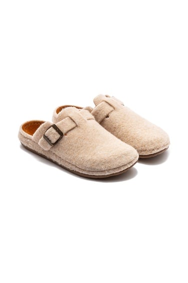  Tuana Kadın, Garson Boy Ev Terliği Krem 36/40