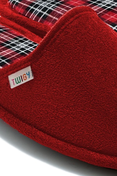  Alic Kadın, Garson Boy Ev Terliği Kırmızı 36/41