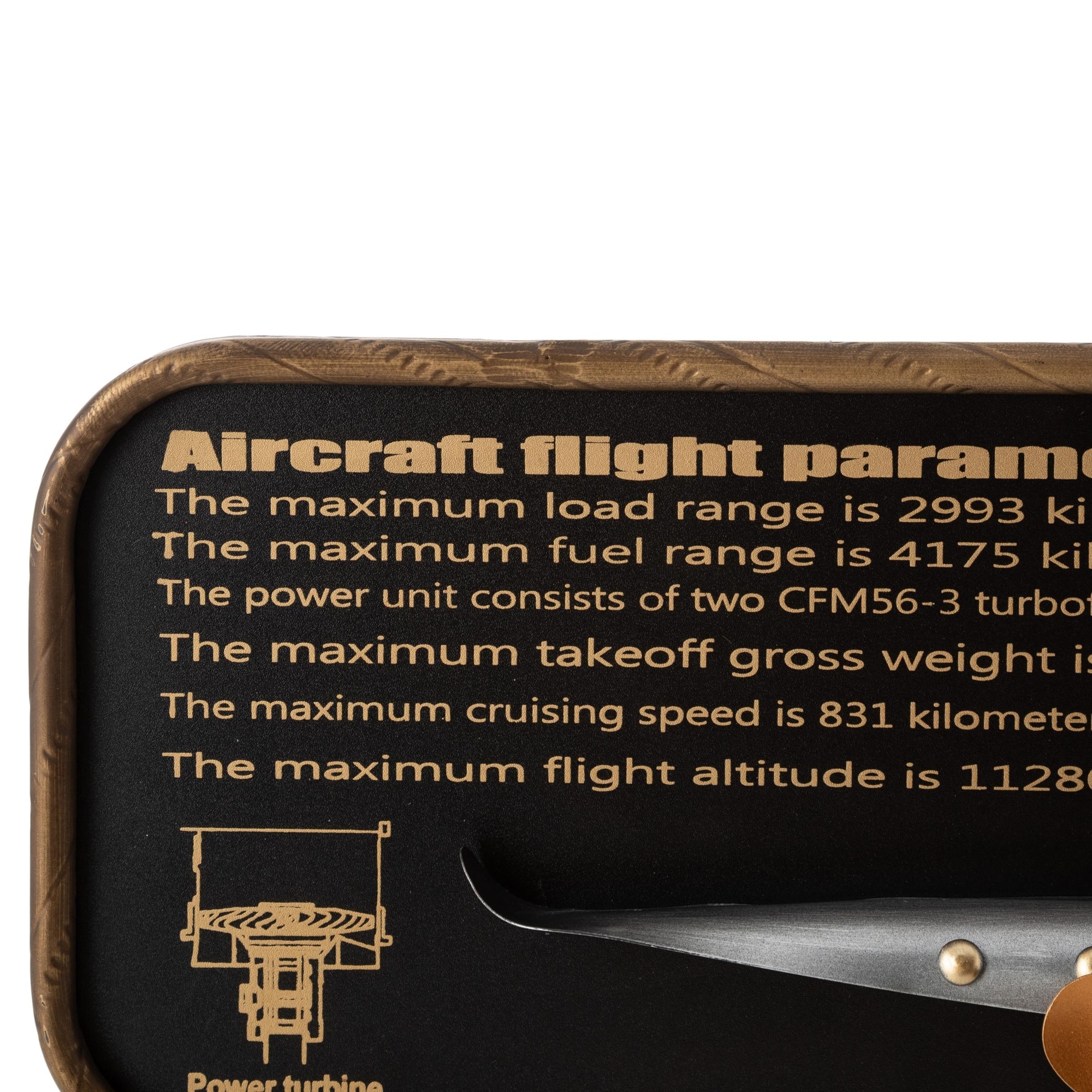 AIRPLANE SILVER DUVAR SAATİ 78X8X21CM