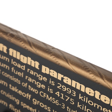  AIRPLANE SILVER DUVAR SAATİ 78X8X21CM