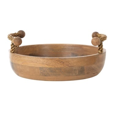  WOODEN DEKORATİF KASE 30 CM