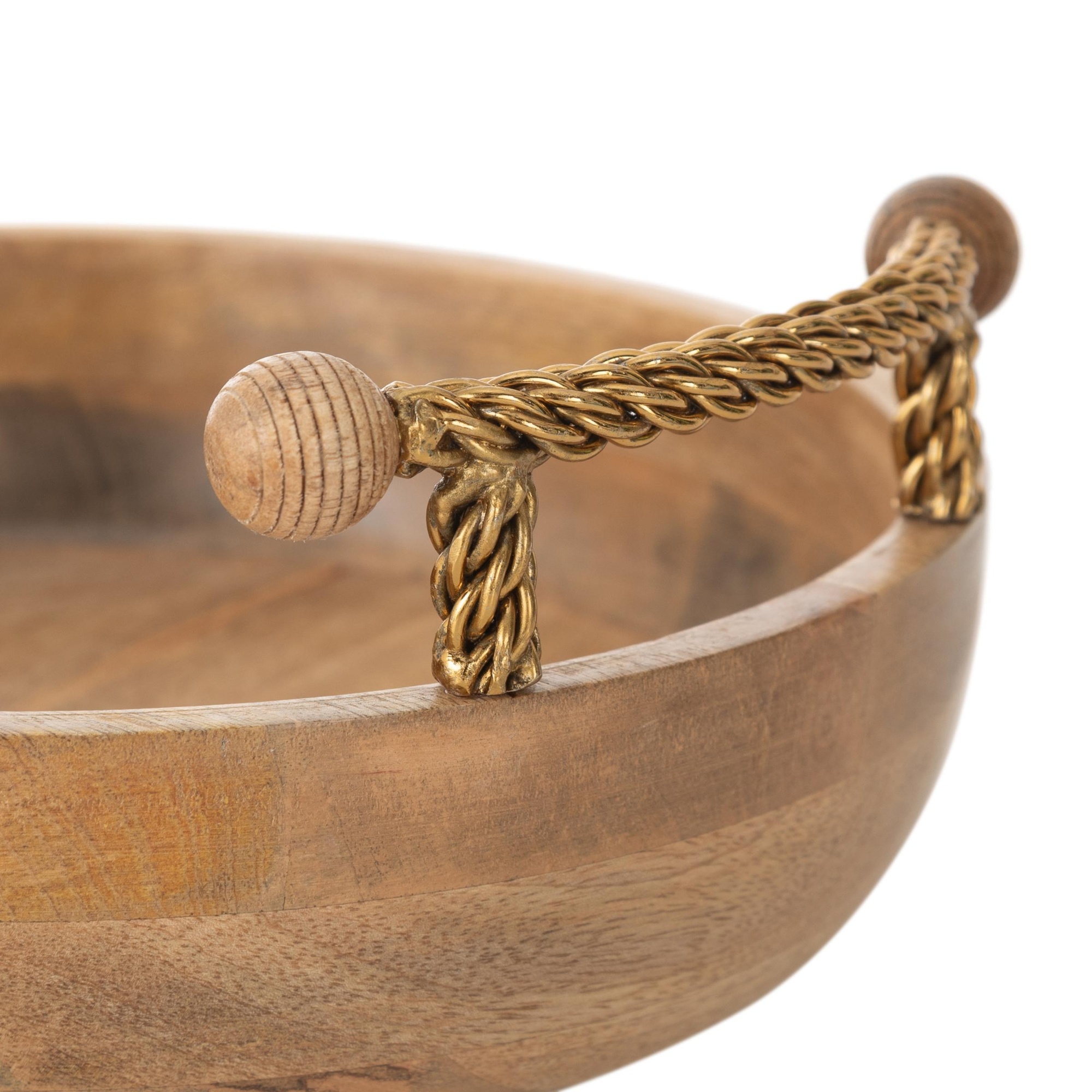 WOODEN DEKORATİF KASE 30 CM