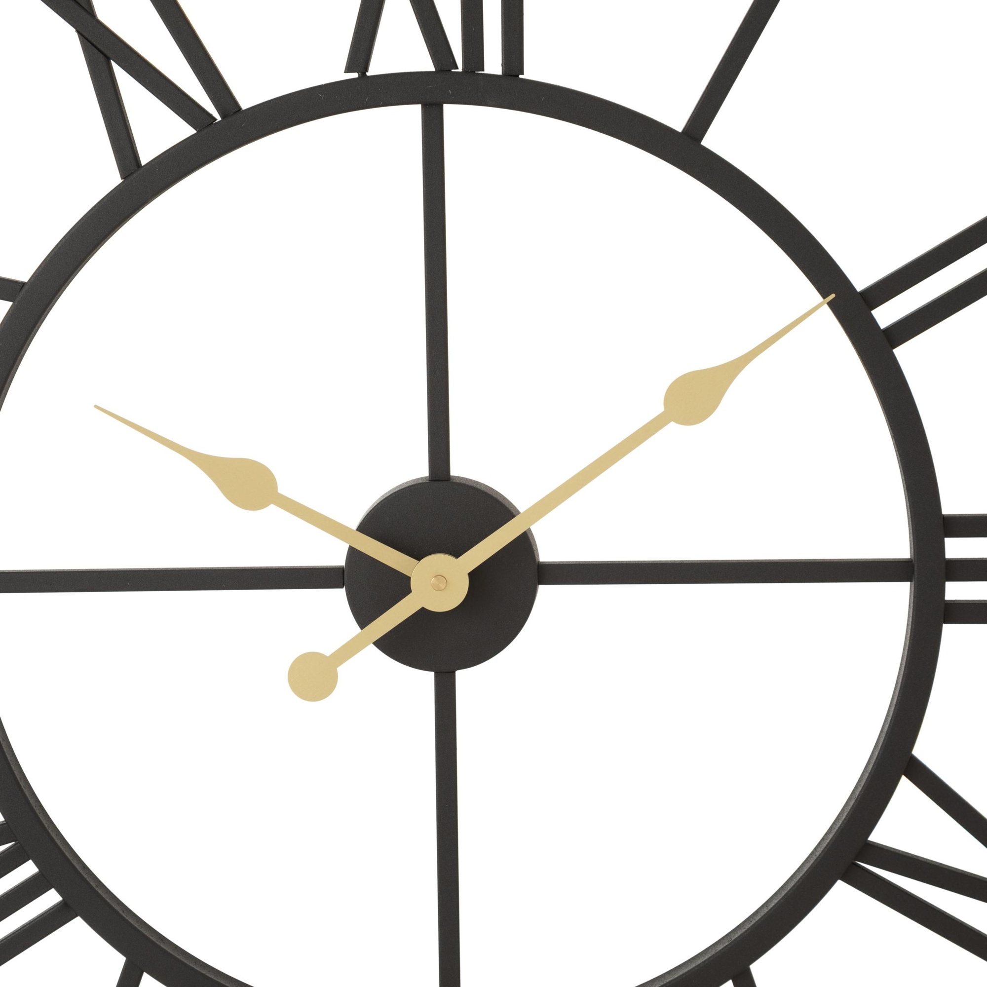 HOLMBERG BLACK DUVAR SAATİ 76CM