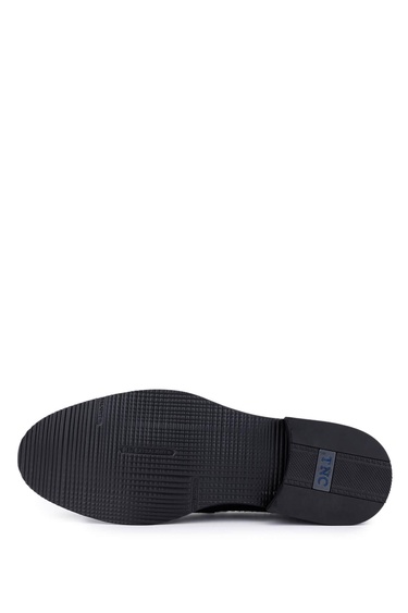  Tamer Tanca Erkek Hakiki Deri Siyah Loafer Ayakkabı