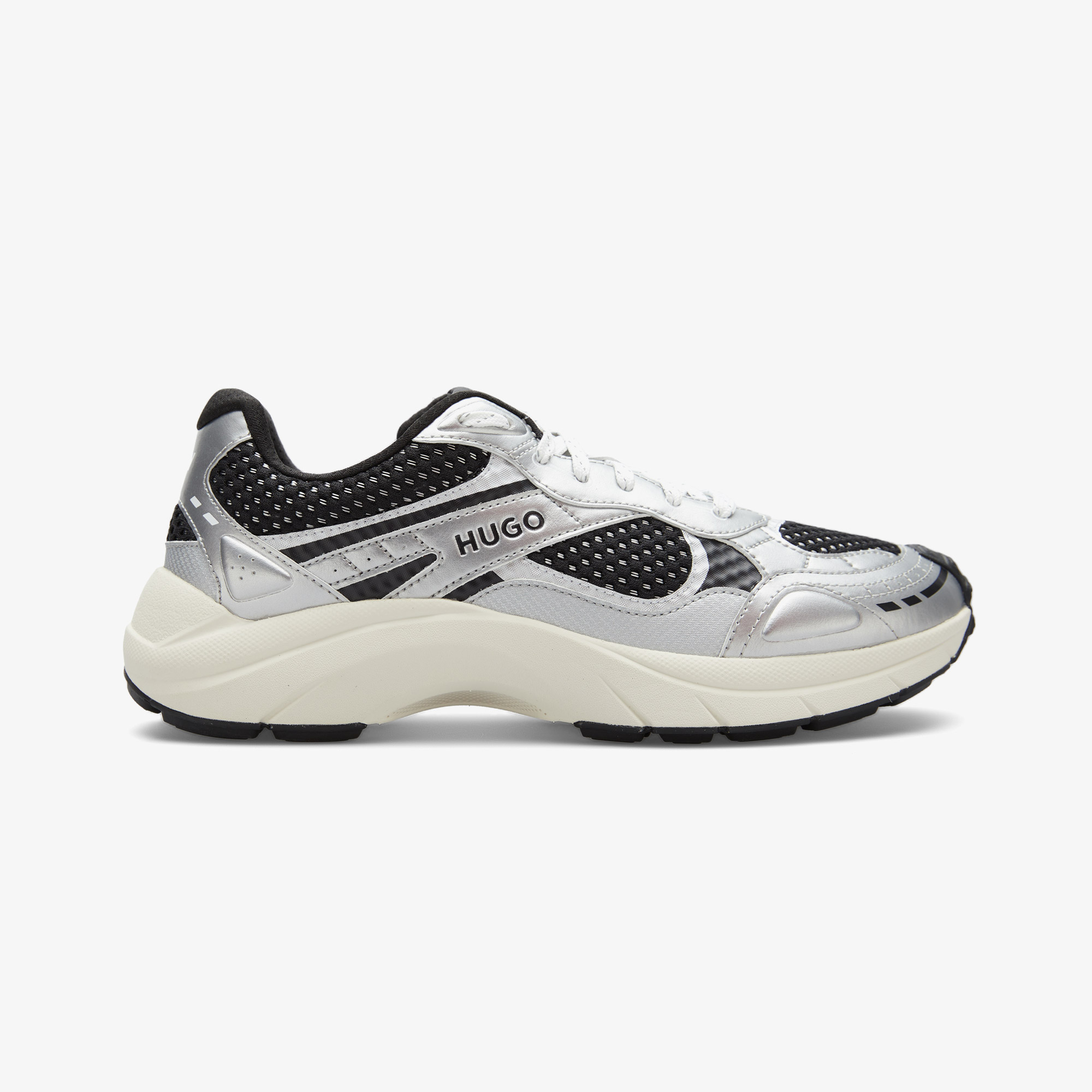  Hugo GO2 Erkek Gümüş Sneaker