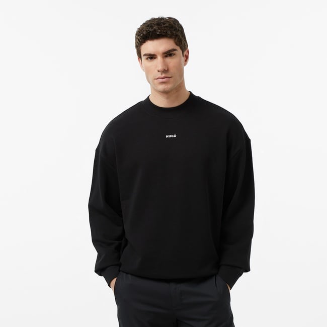  Hugo Dapocrew Erkek Siyah Sweatshirt