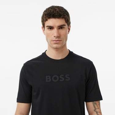  Boss TS Logo Erkek Siyah T-Shirt