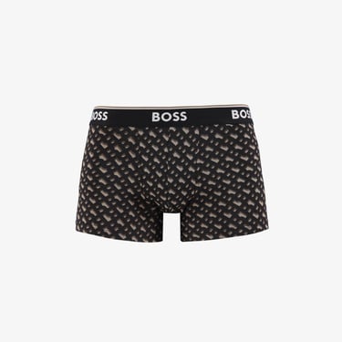  Boss Trunk Power 3'lü Erkek Kahverengi Boxer