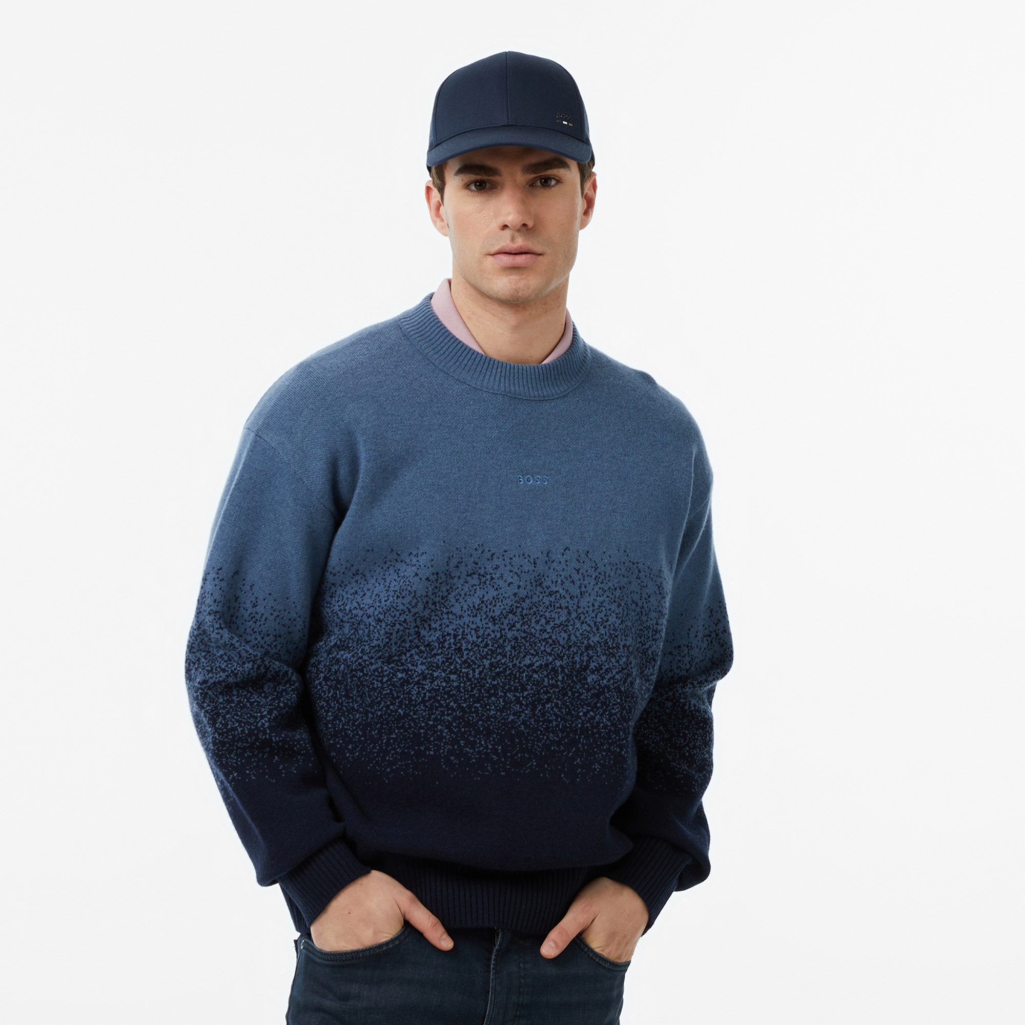 Boss Kalbrush Erkek Lacivert Kazak