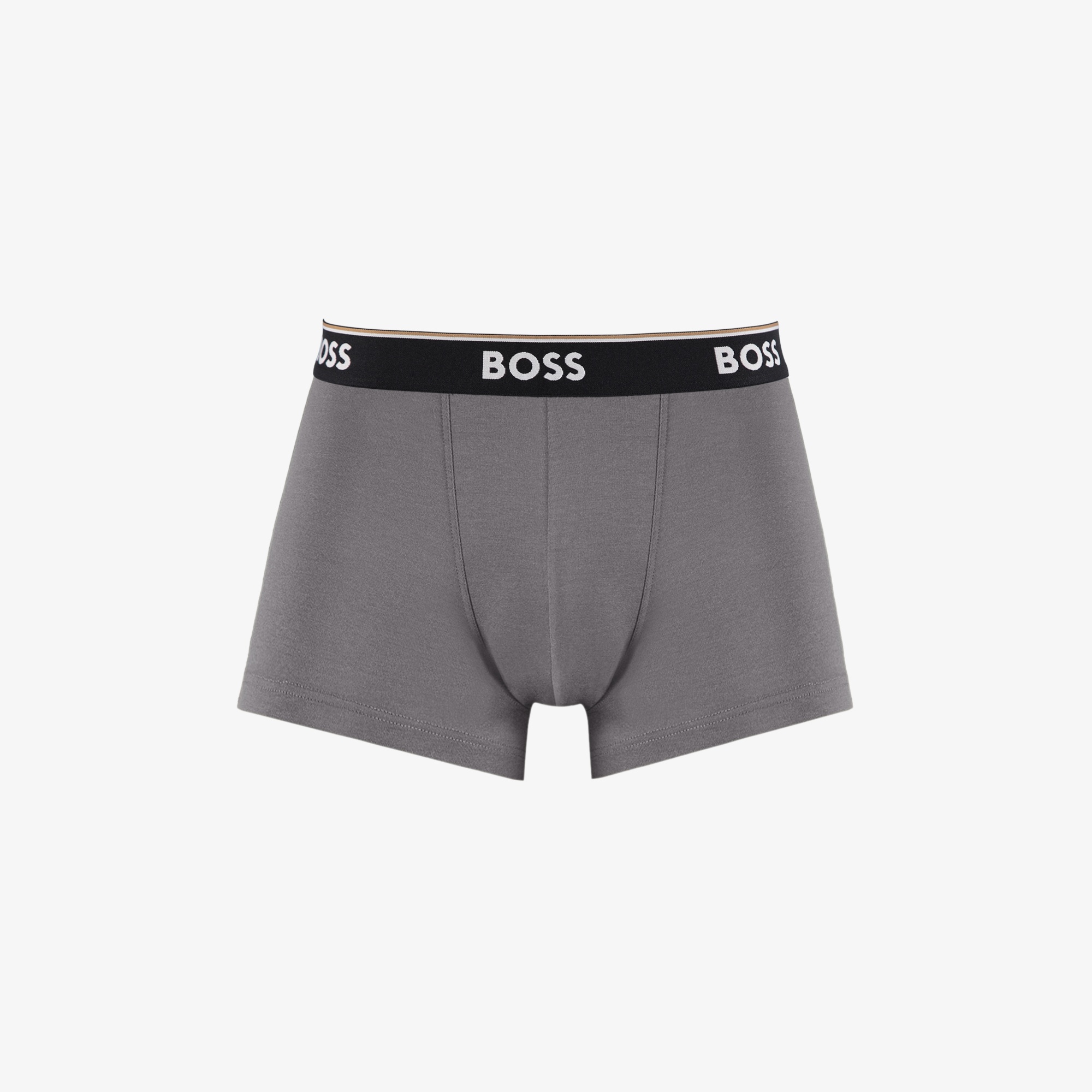 Boss Trunk Power 3'lü Erkek Gri Boxer