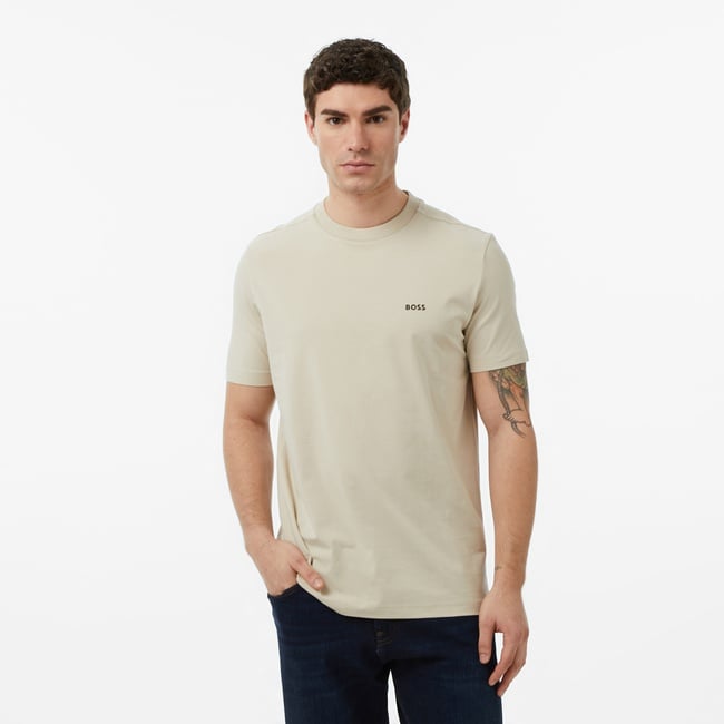  Boss Erkek Bej T-Shirt