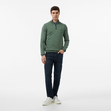  Boss Ever-X Erkek Yeşil Kazak