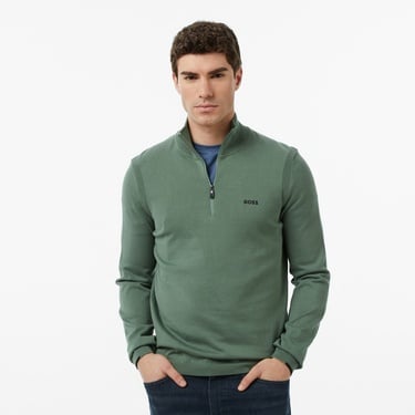  Boss Ever-X Erkek Yeşil Kazak