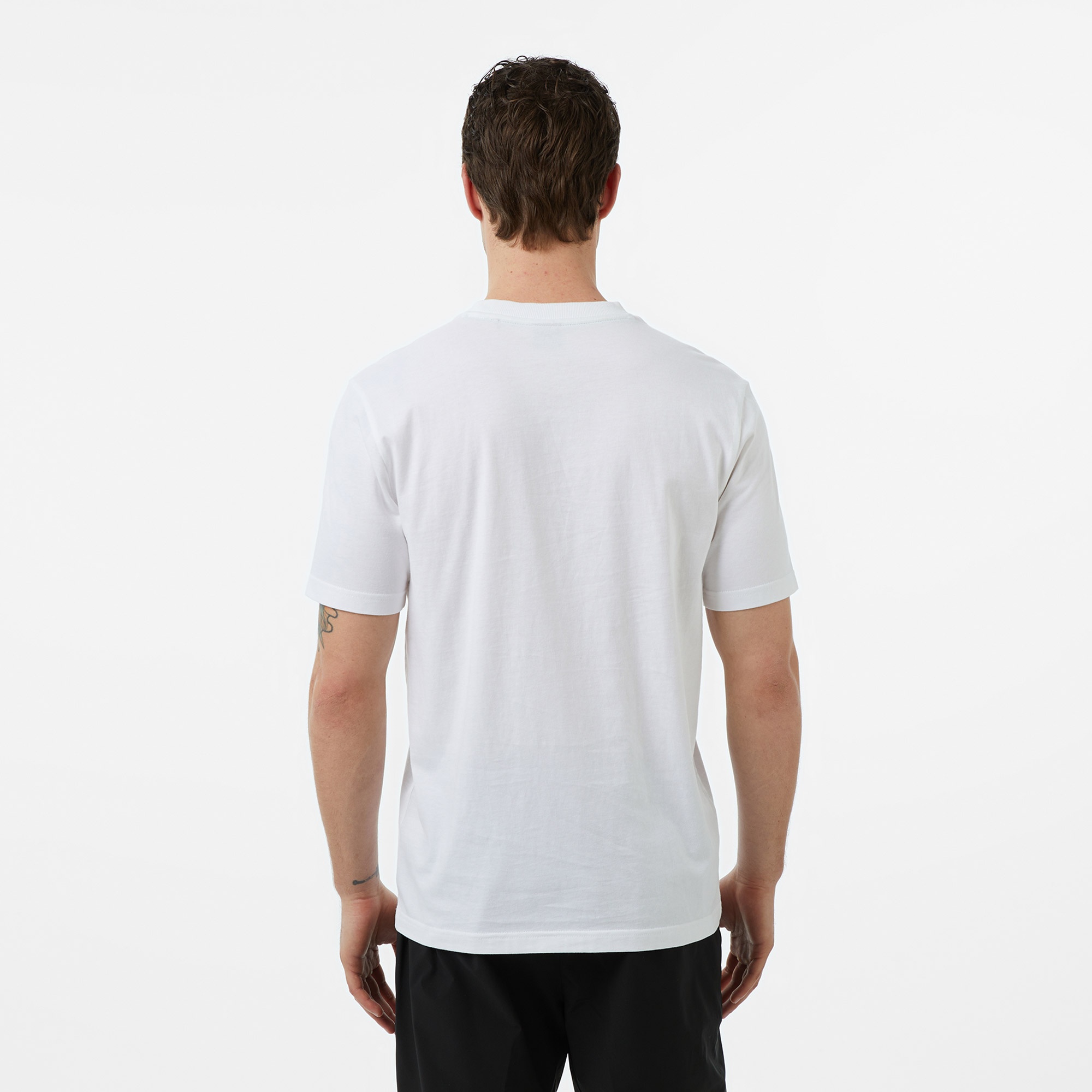 Boss TS Logo Erkek Beyaz T-Shirt