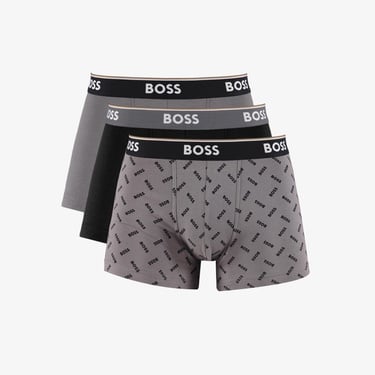  Boss Trunk Power 3'lü Erkek Gri Boxer