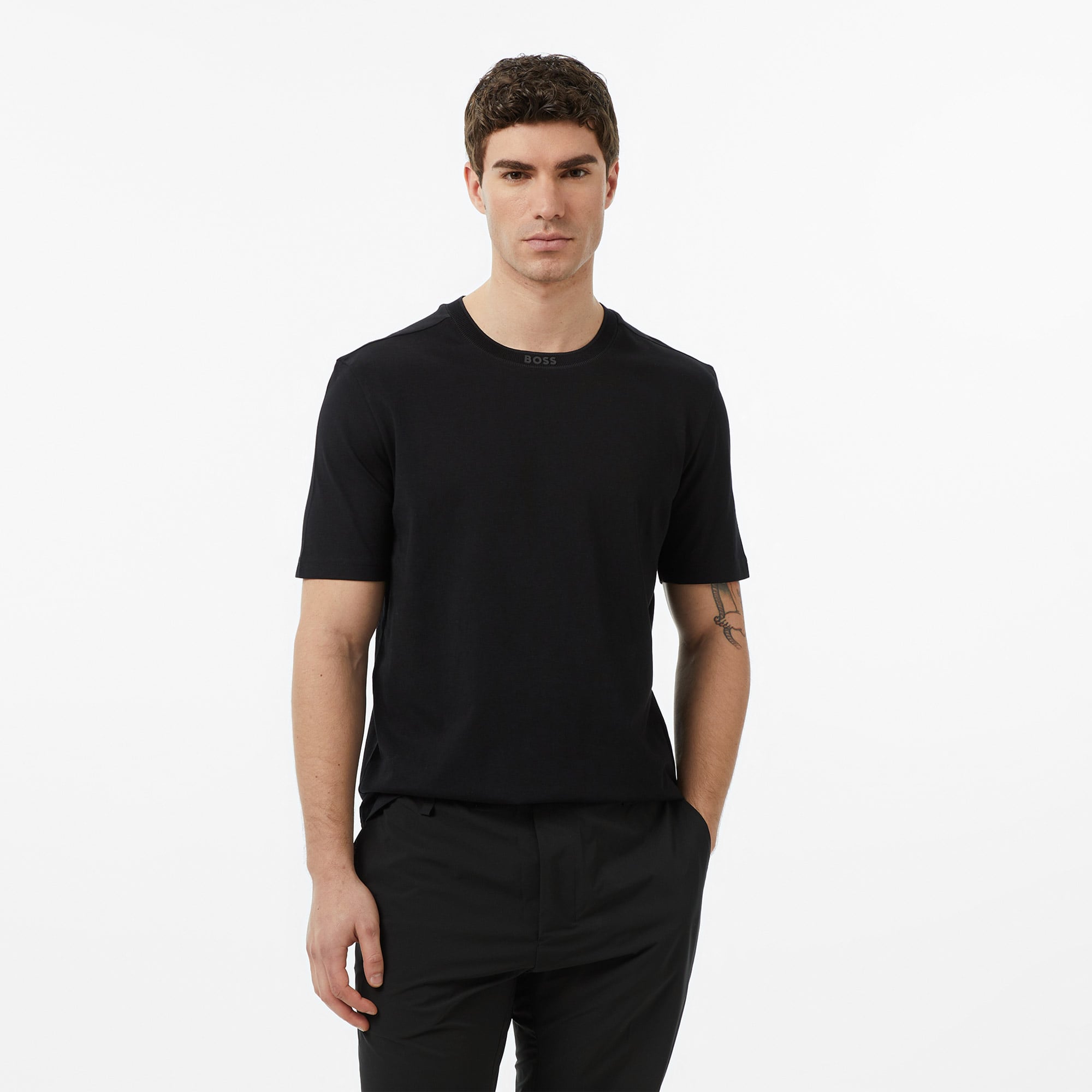  Boss Erkek Siyah T-Shirt