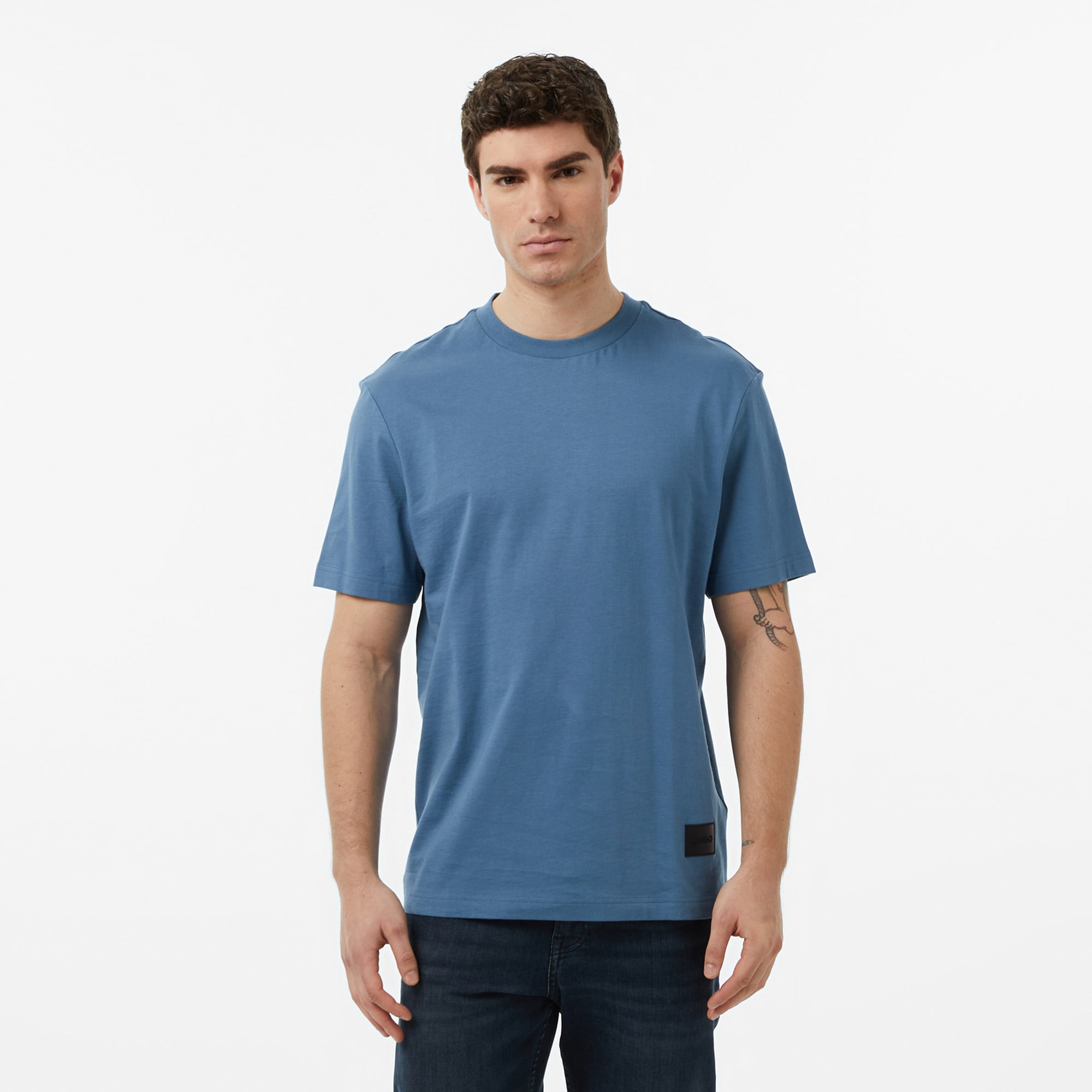  Hugo Danoto Erkek Mavi T-Shirt