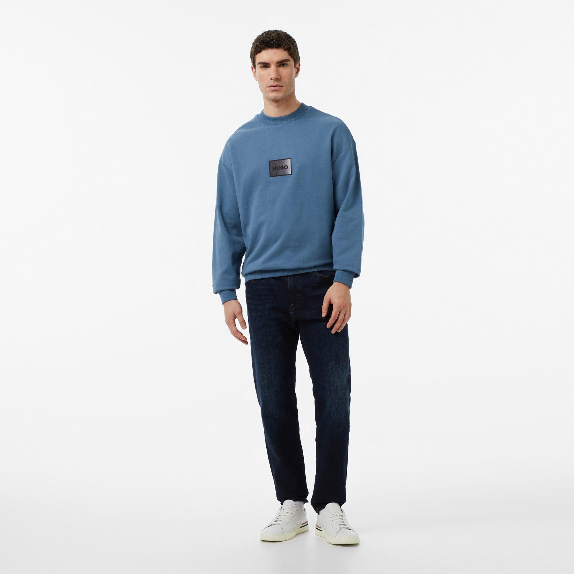 Hugo Danoto Erkek Mavi Sweatshirt