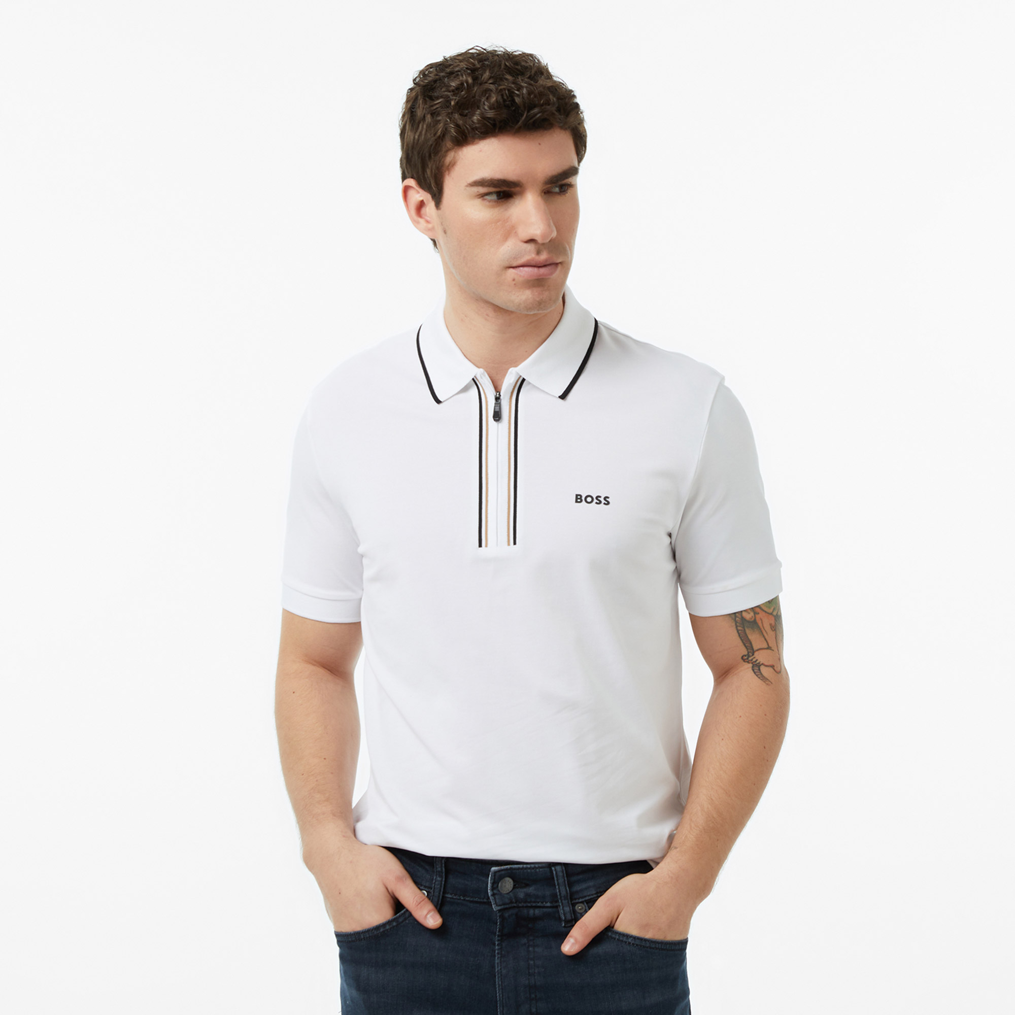  Boss Philix Erkek Beyaz Polo